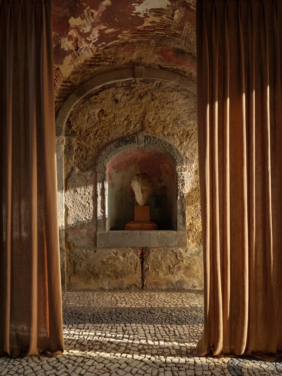 Cortina BASTIDE granate